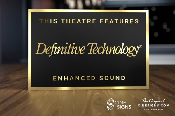 Definitive Technology Legacy Sign by CineSigns