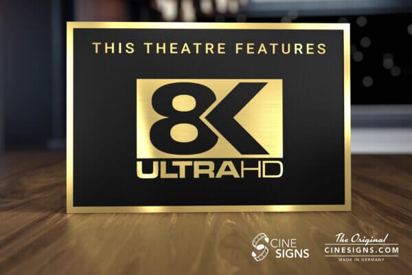 8K ULTRA HD Sign by CineSigns