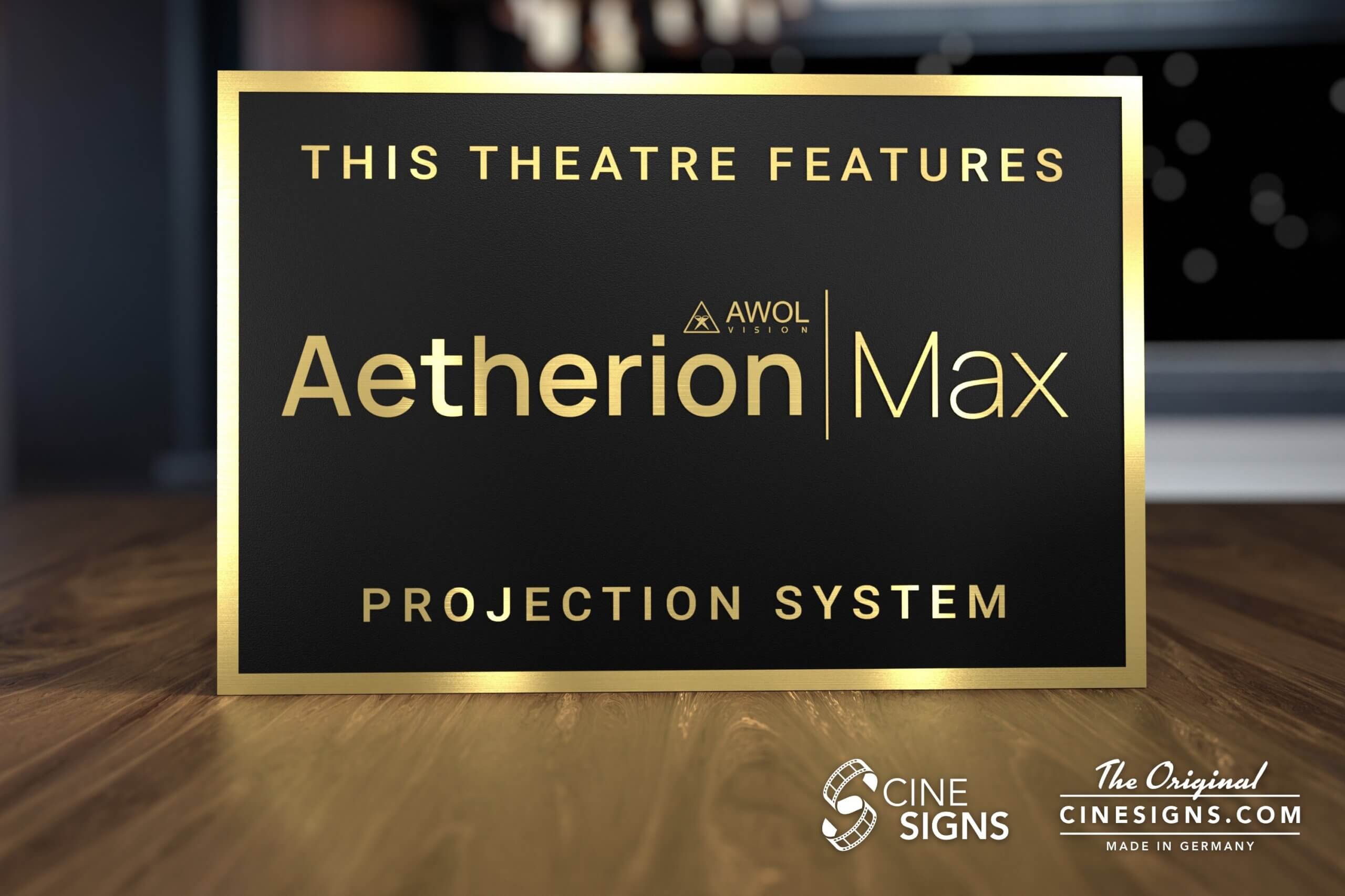 Aetherion Max Sign by CineSigns