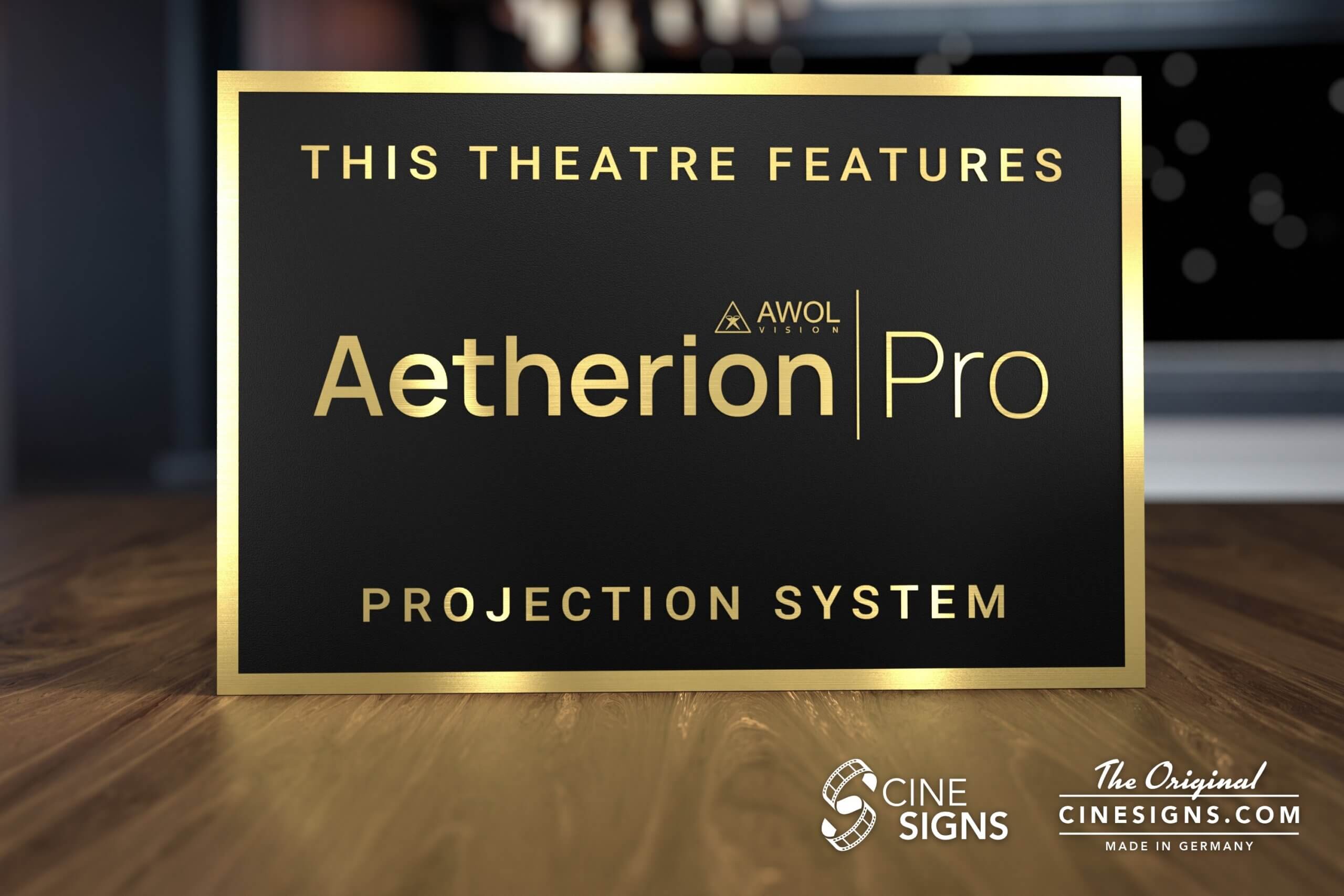 Aetherion Pro Sign by CineSigns