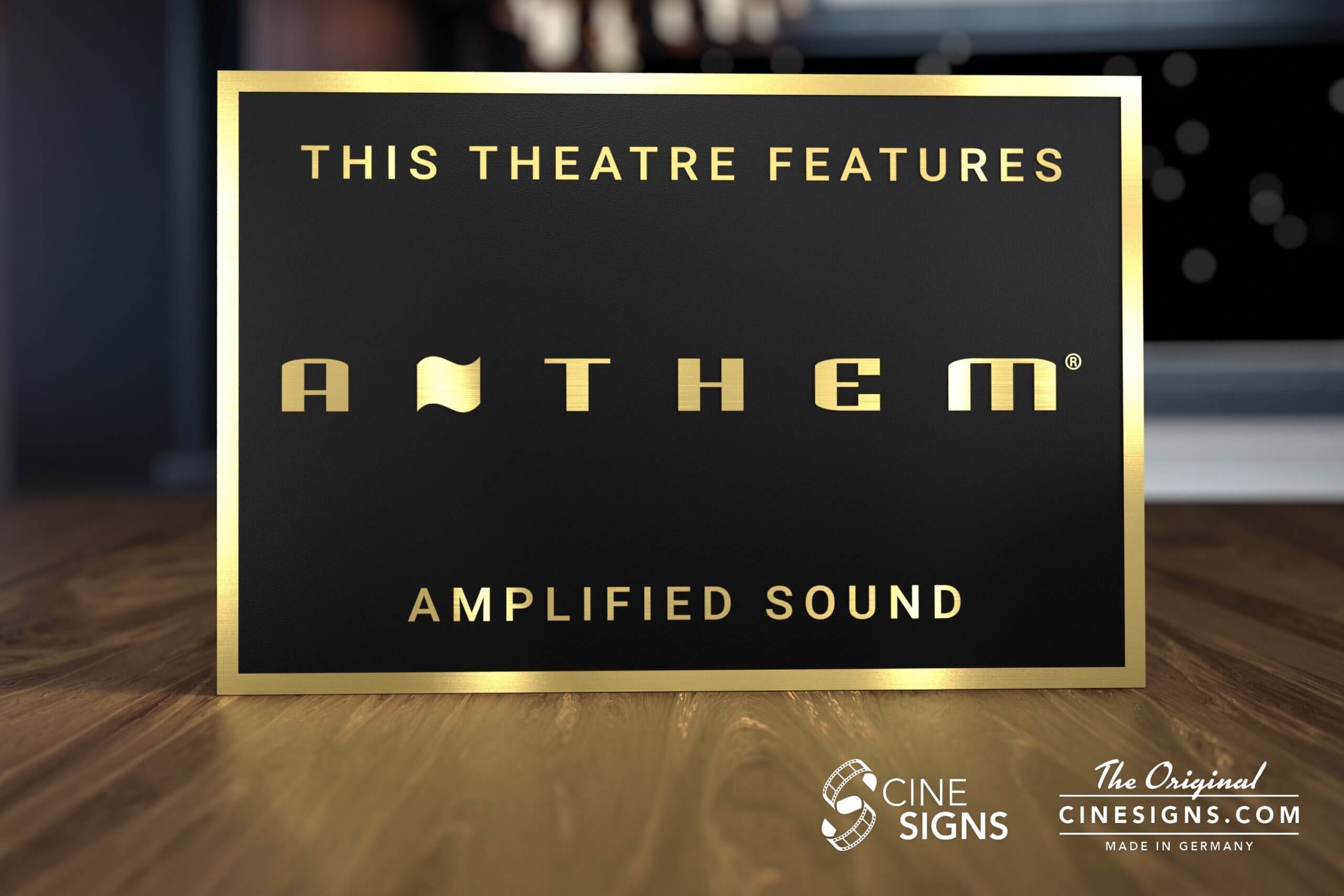 Anthem Sign by CineSigns