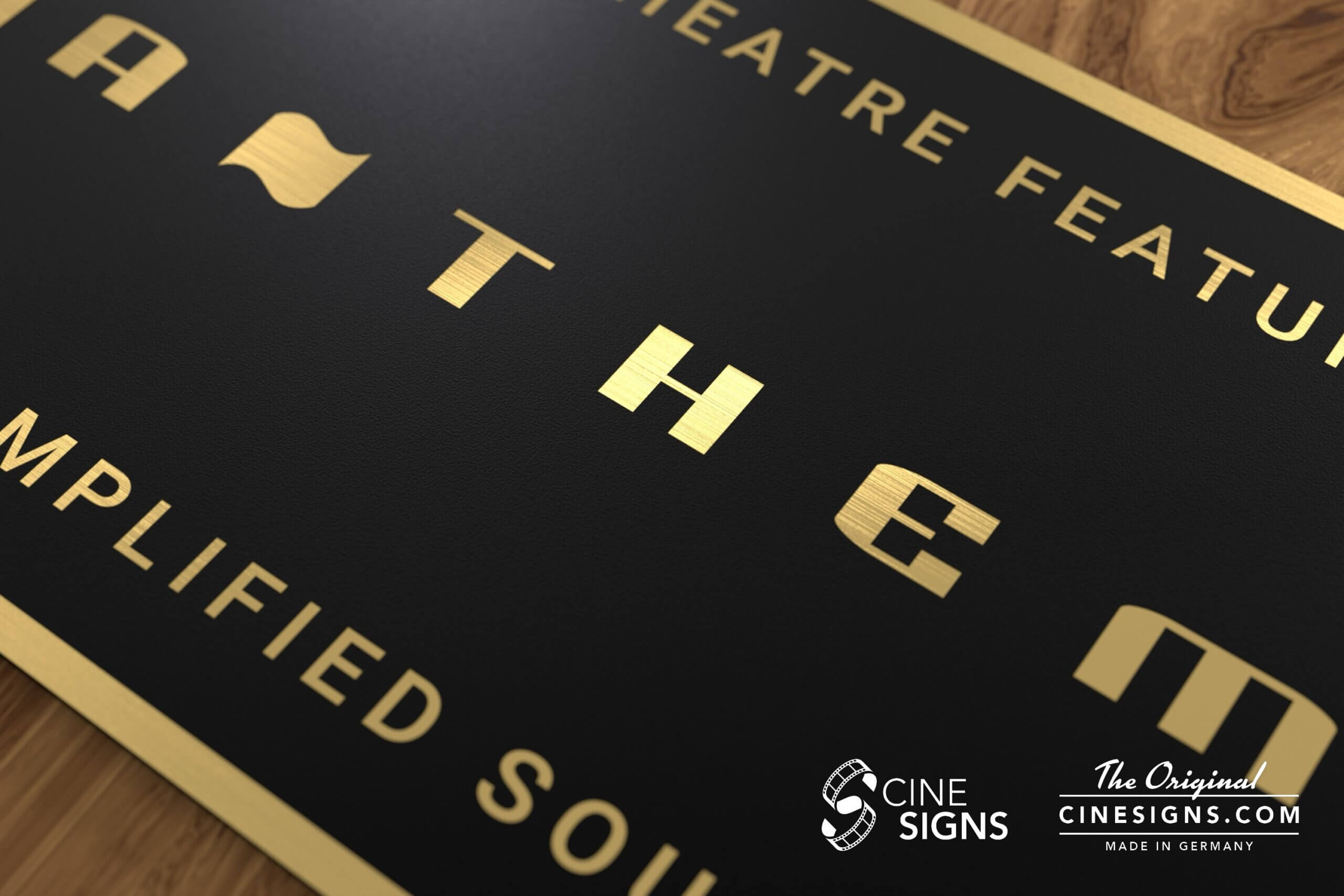 Anthem Sign by CineSigns — angled view from the right