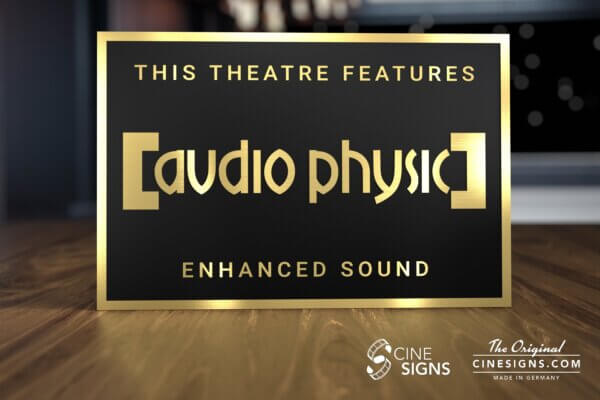 Audiophysic Sign by CineSigns