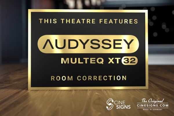 Audyssey XT32 Sign by CineSigns