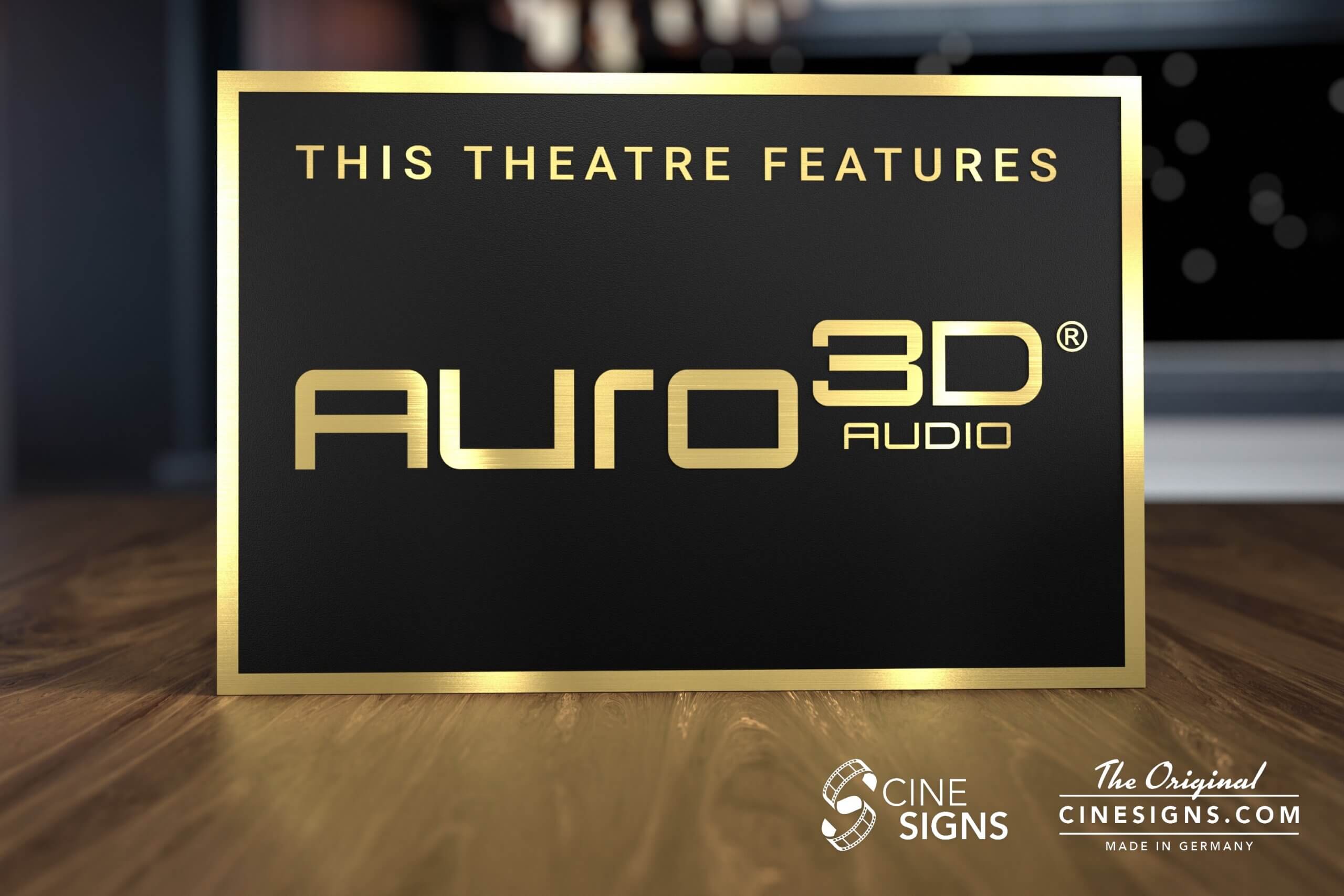Auro 3D Sign by CineSigns