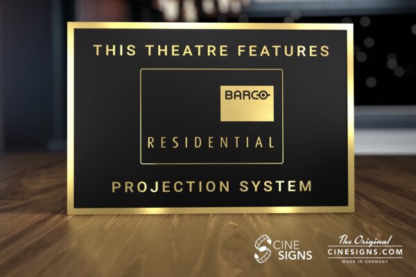 Barco Residential Sign by CineSigns