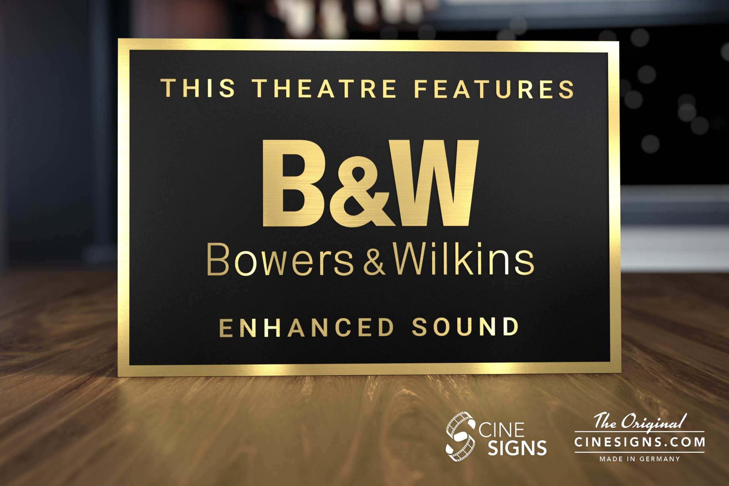 Bowers & Wilkins Sign by CineSigns