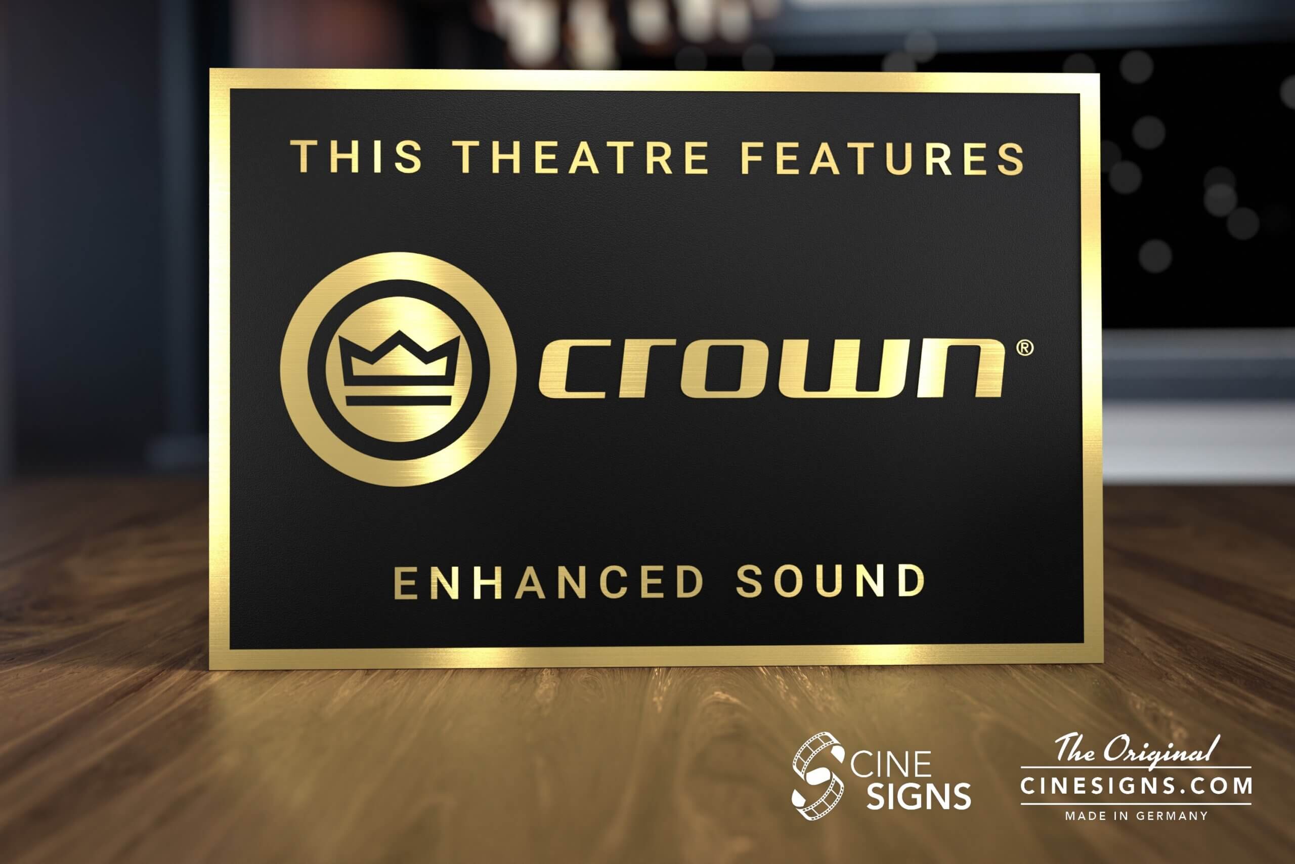 Crown Sign by CineSigns
