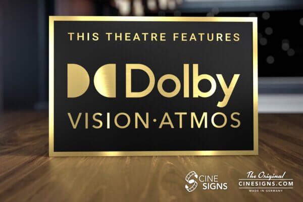 Dolby Vision & Atmos Sign by CineSigns