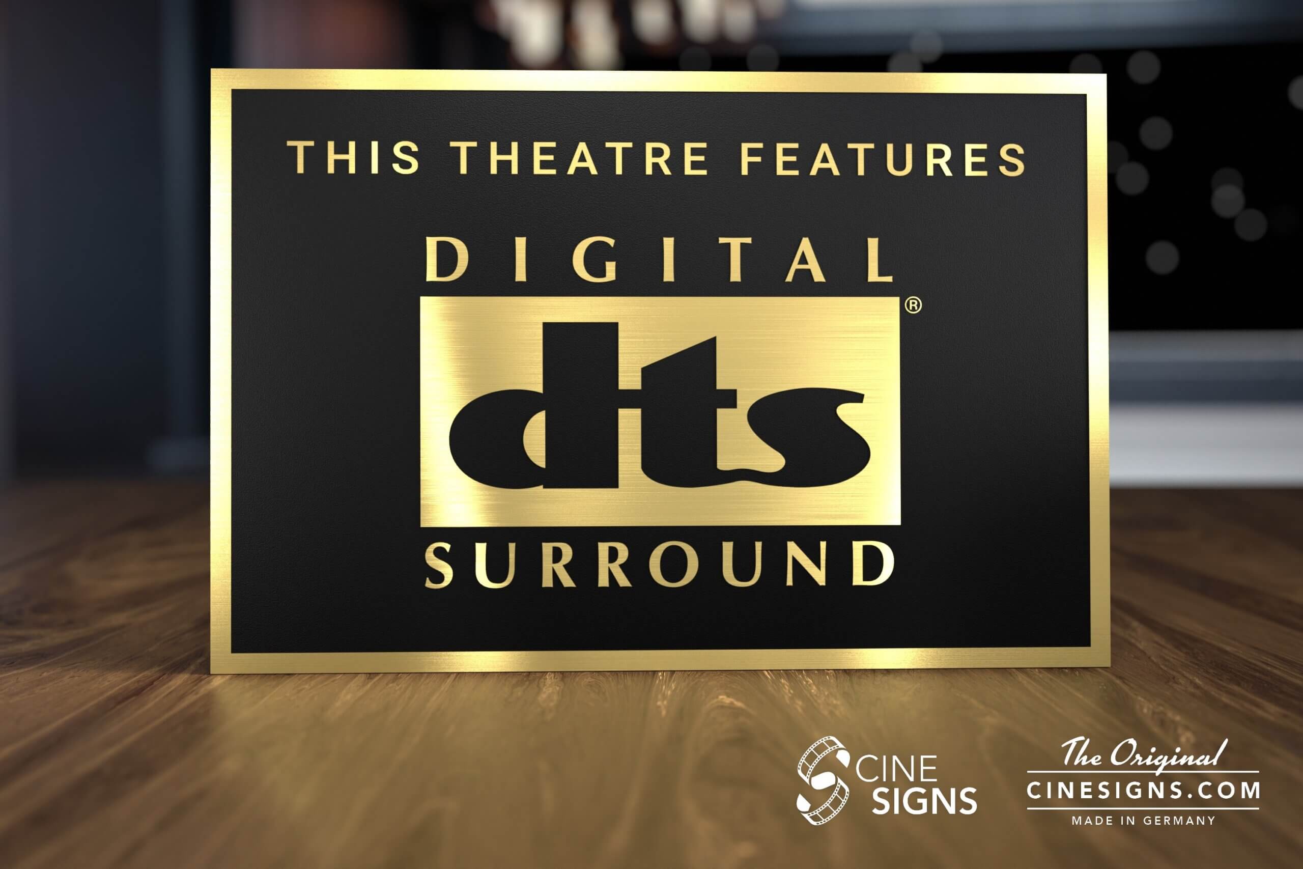 DTS Surround Sign by CineSigns