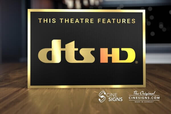 DTS HD Color Sign by CineSigns