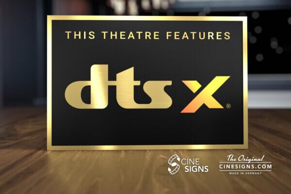 DTS-X Color Sign by CineSigns