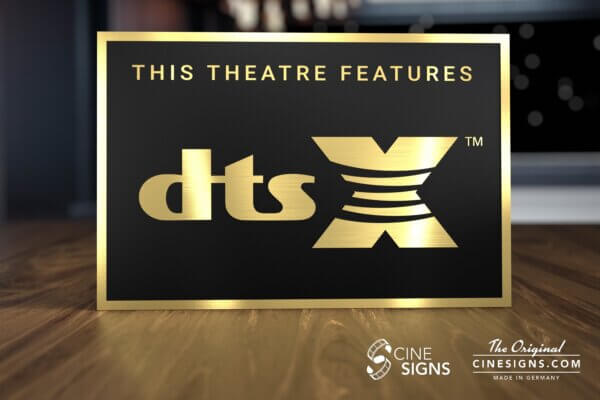 DTS-X Legacy Sign by CineSigns