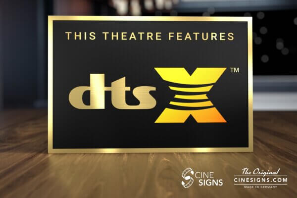 DTS-X Color Legacy Sign by CineSigns