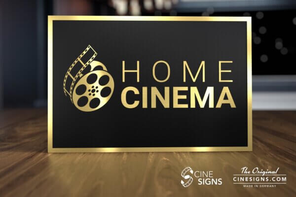 Premium home cinema sign by CineSigns