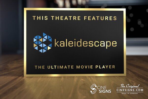 Kaleidescape Sign by CineSigns