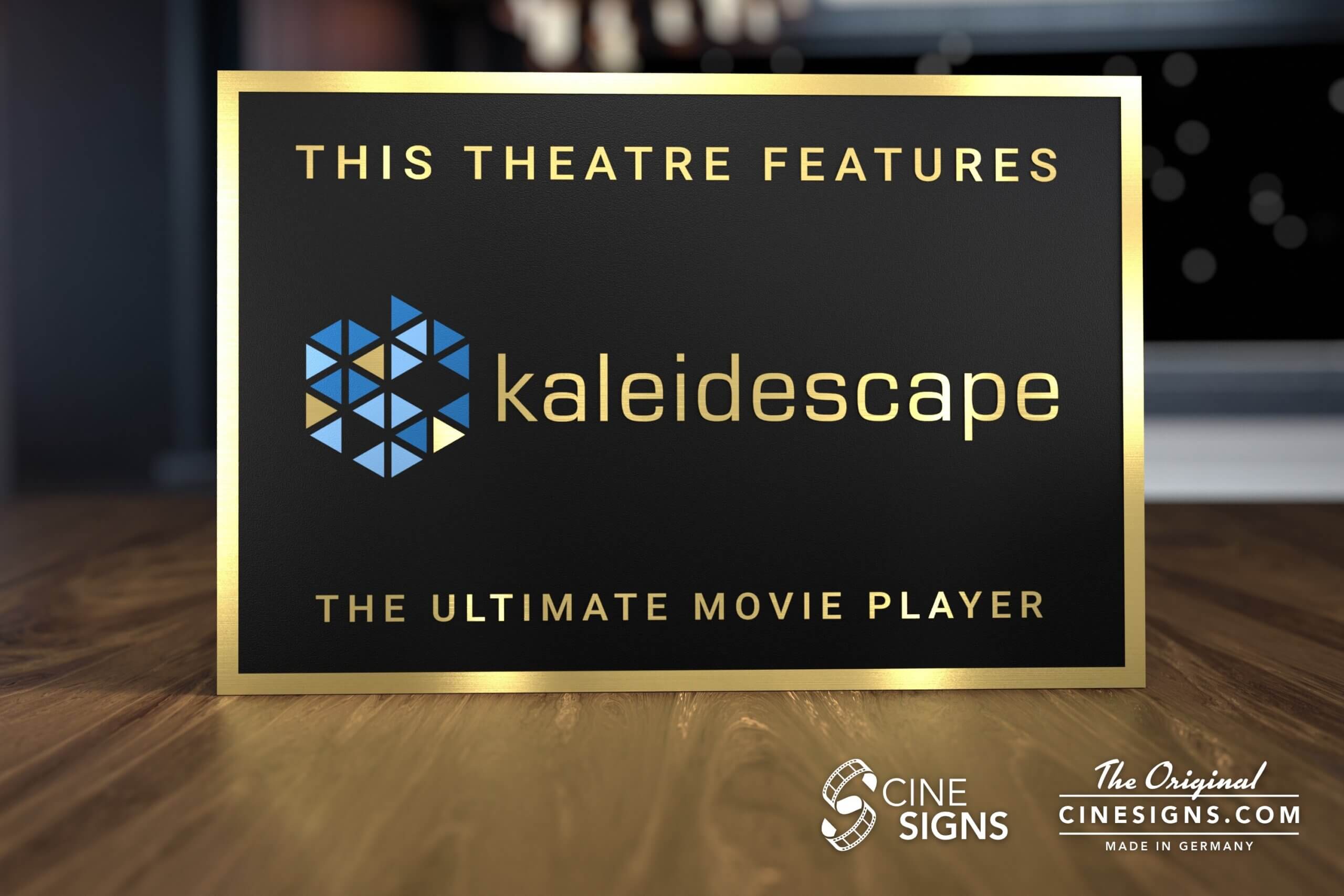 Kaleidescape Sign by CineSigns