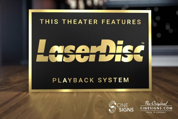 Laserdisc Sign by CineSigns