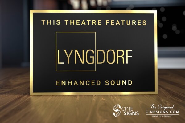 Lyngdorf Sign by CineSigns