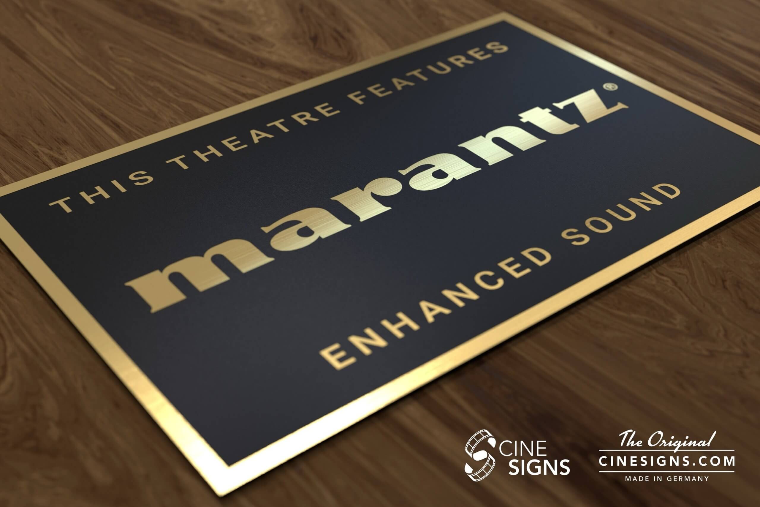 Marantz Sign by CineSigns — angled view from the left
