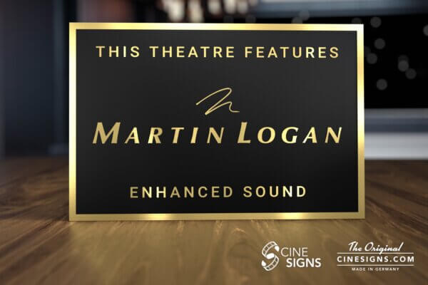 Martin Logan Sign by CineSigns