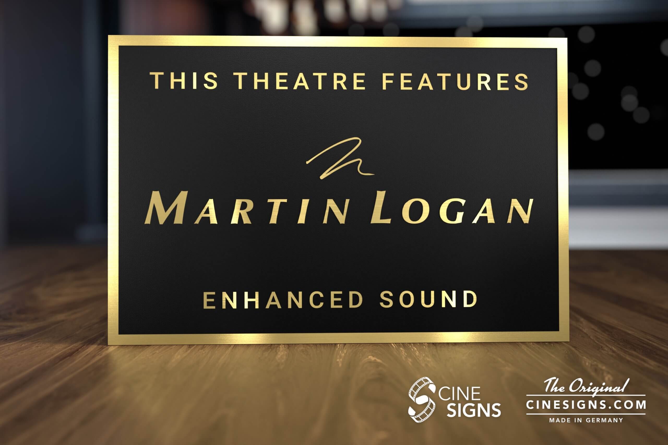 Martin Logan Sign by CineSigns