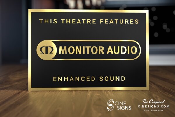 Monitor Audio Sign by CineSigns