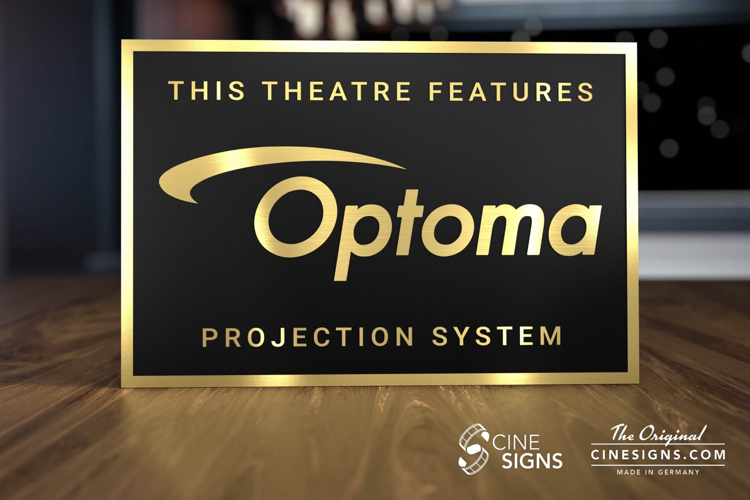 Optoma Sign by CineSigns