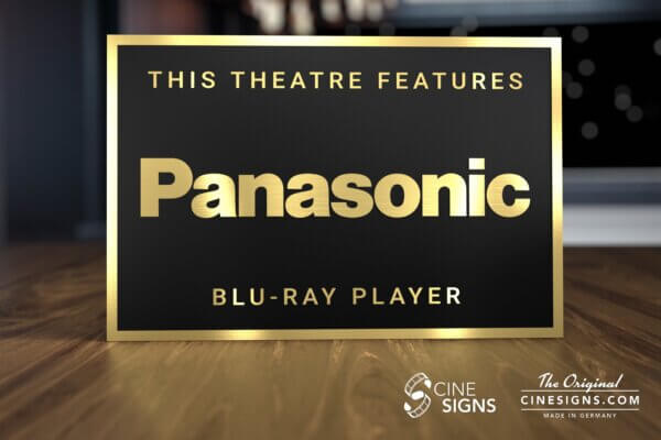 Panasonic Blu-Ray Sign by CineSigns