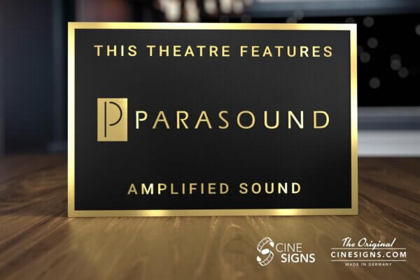 Parasound Sign by CineSigns
