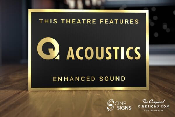 Q Acoustics Sign by CineSigns