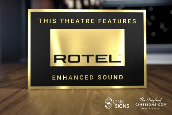 Rotel Sign by CineSigns