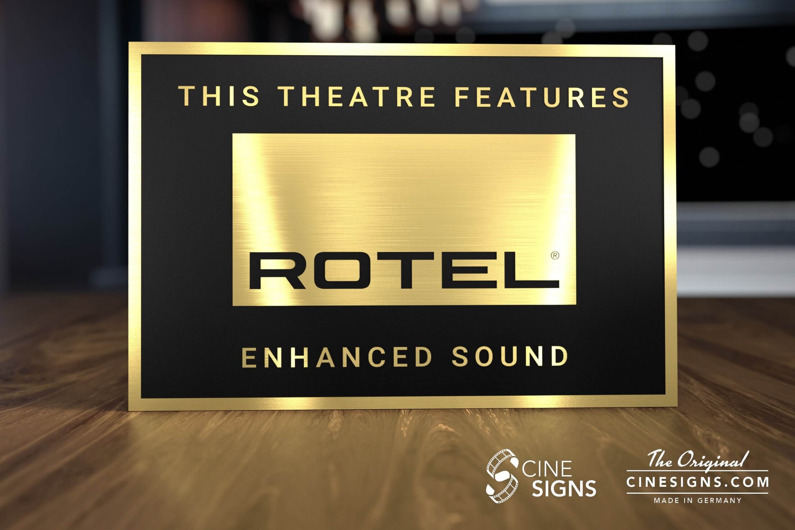 Rotel Sign by CineSigns