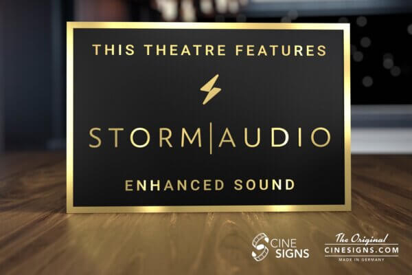 Storm Audio Sign by CineSigns