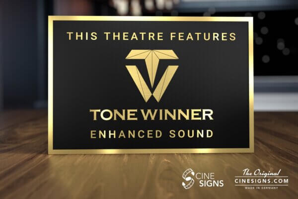 Tonewinner Sign by CineSigns