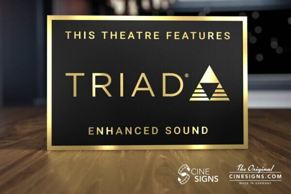 Triad Sign by CineSigns