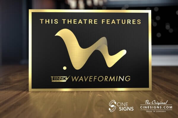 Trinnov Waveforming Sign by CineSigns