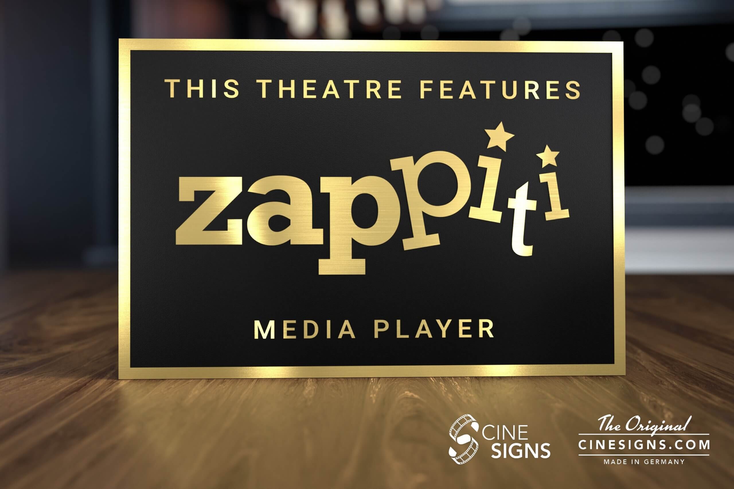 Zappiti Sign by CineSigns