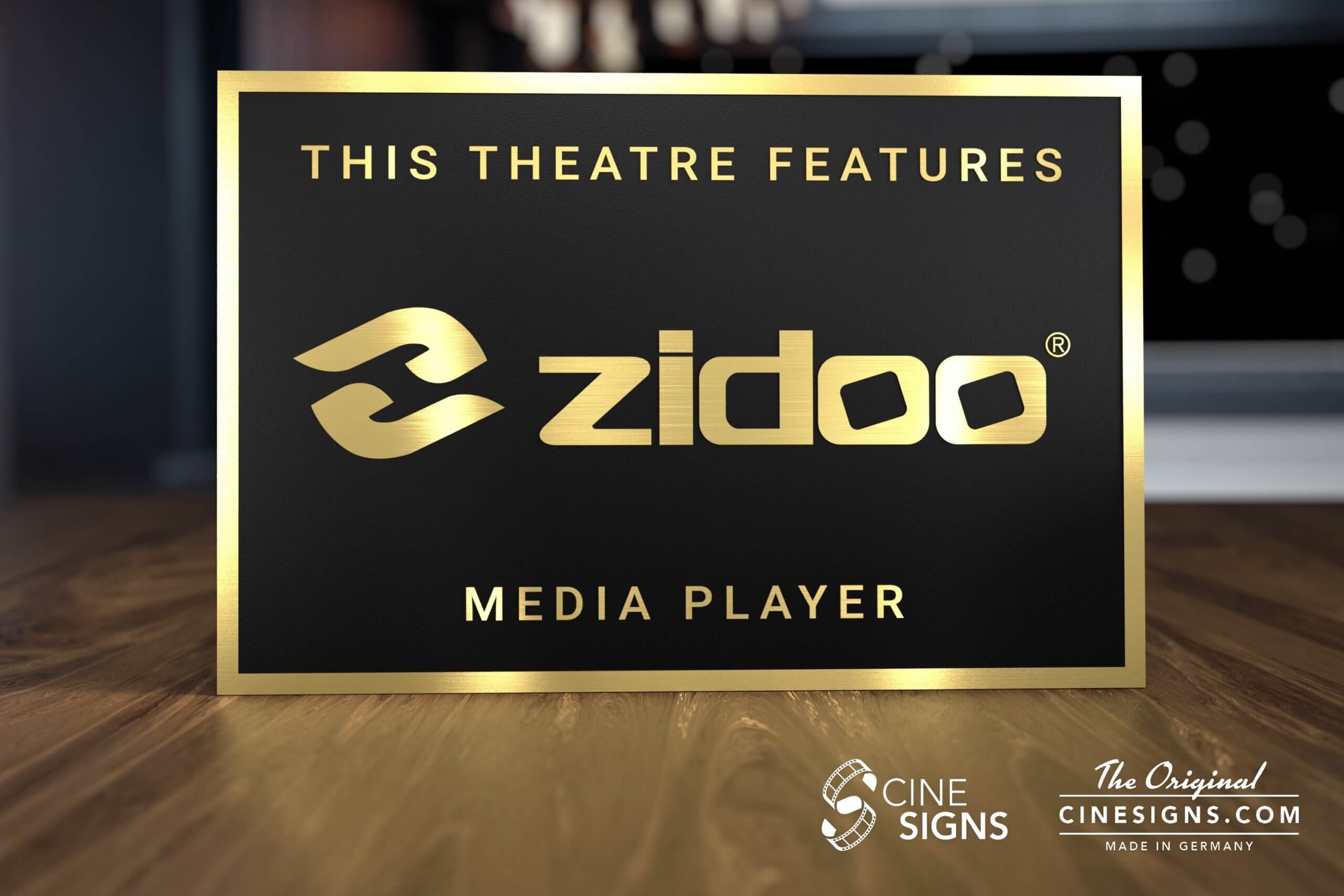 Zidoo Sign by CineSigns
